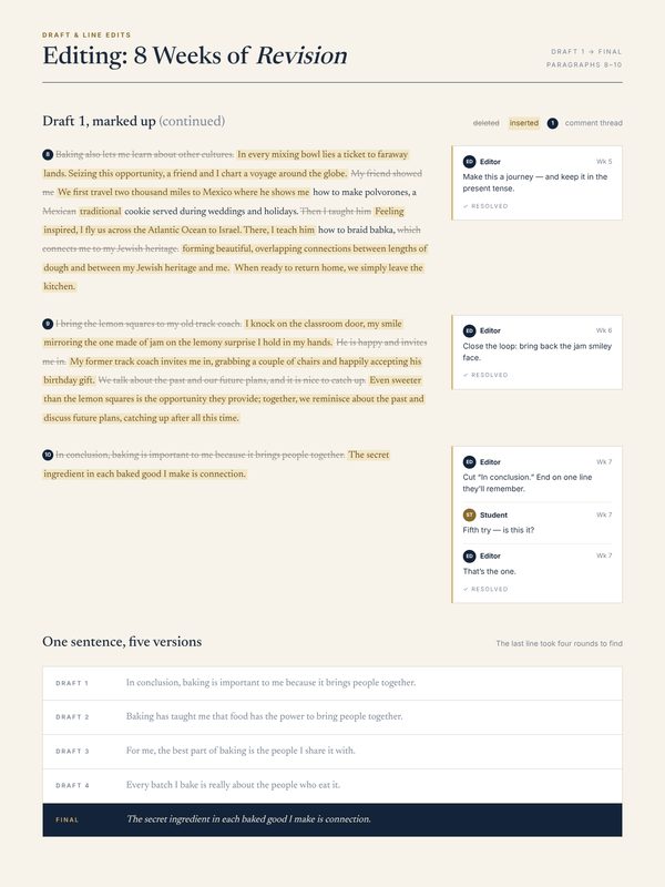 Page 4: Editing